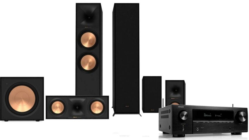 Denon AVR-X1800H + Klipsch Reference R-600F + R-50C + R-50M + R-101SW