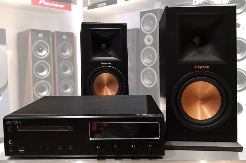Taga Harmony HTR-1500CD z Klipsch RP-160M