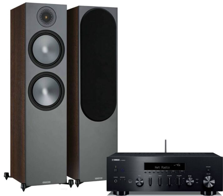 Yamaha R-N600A + Monitor Audio Bronze 500 6G