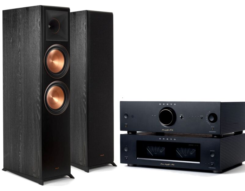 Onkyo P-80 / M-80 ICON + Klipsch RP-8000F MK2 - raty 0% | sklep WROCŁAW